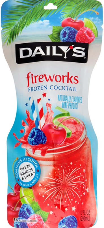 Dailys Frozen Fireworks Pouch 10oz Pouch Legacy Wine and Spirits